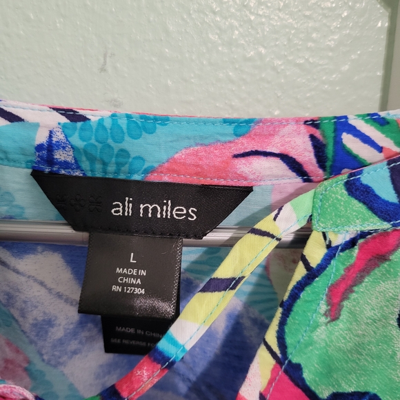 Ali Miles Multicolor Floral Blouse - Picture 3 of 3